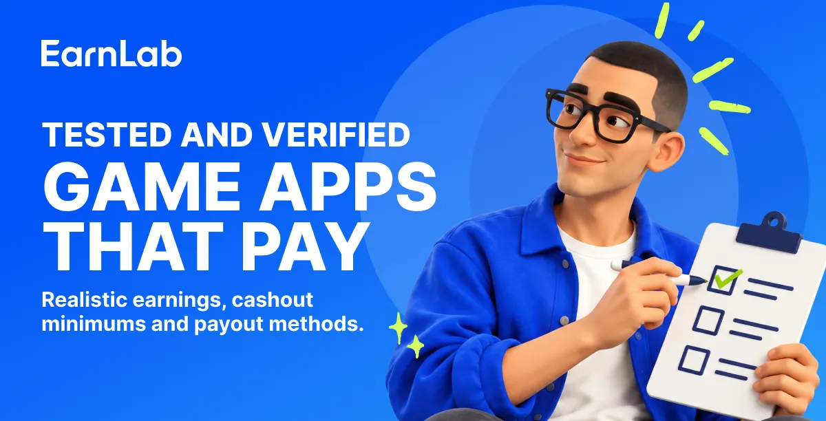 Smartphone showing a mobile game with coins and a PayPal cashout, illustrating game apps that pay real money