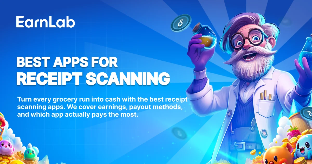 Receipt scanning apps that turn grocery receipts into cash rewards