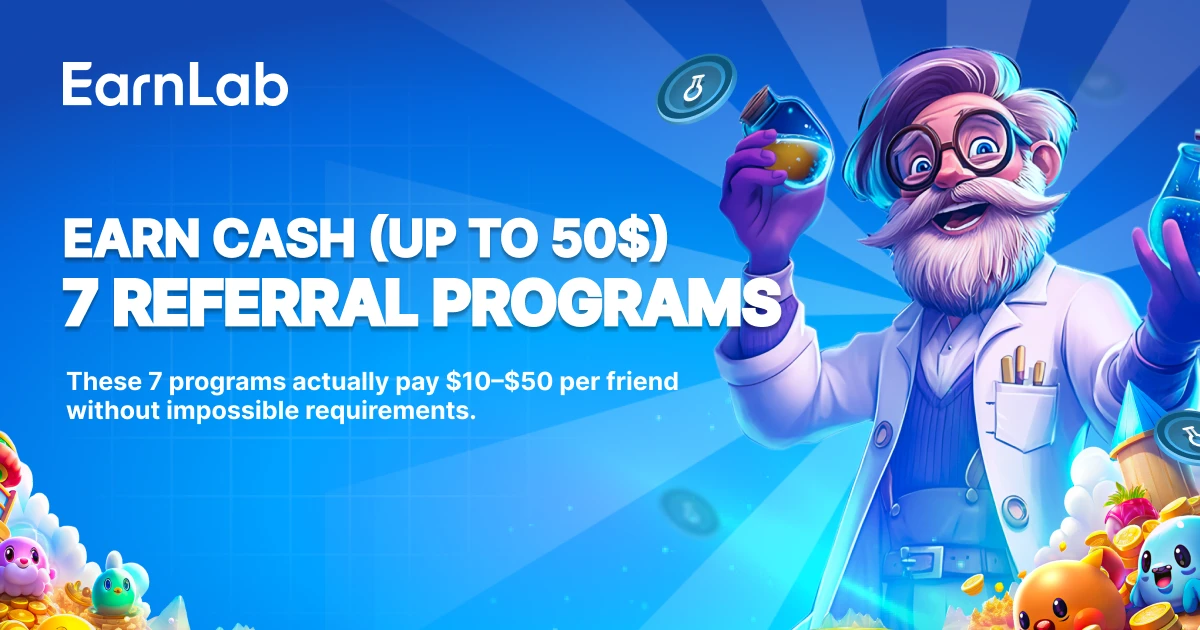 Referral programs that pay real cash bonuses for each friend invited