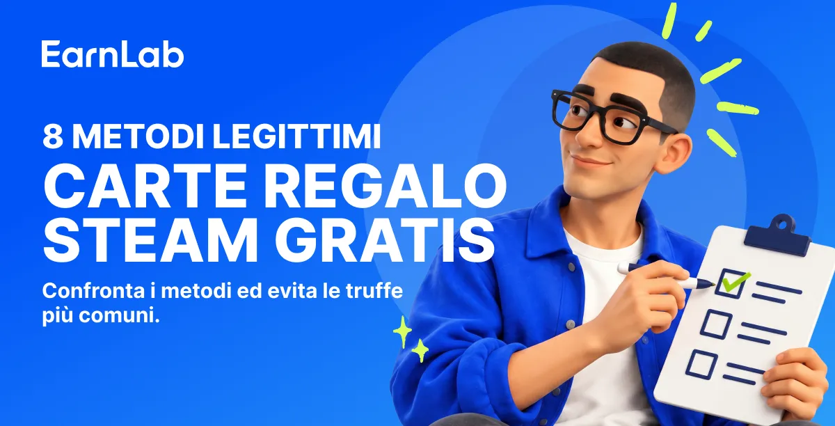 Come ottenere carte regalo Steam gratis: 8 metodi legittimi