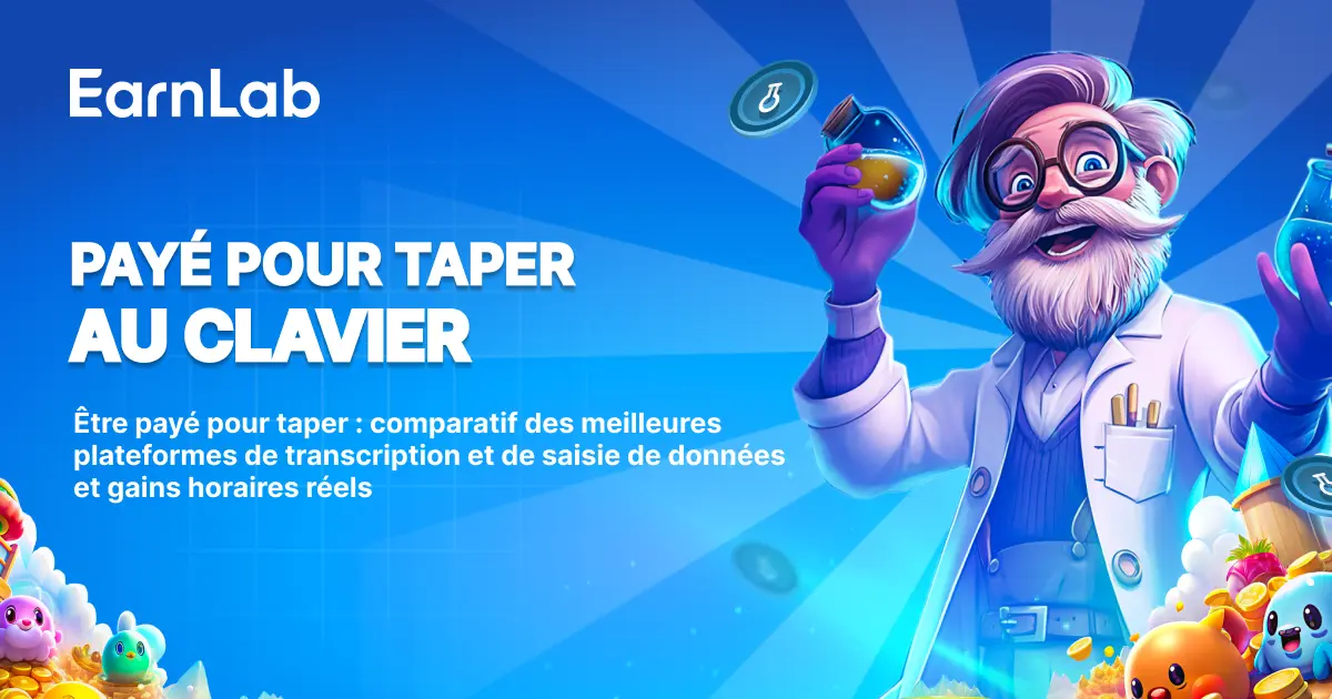 Être payé pour taper : les meilleurs jobs de transcription et de saisie de données en ligne