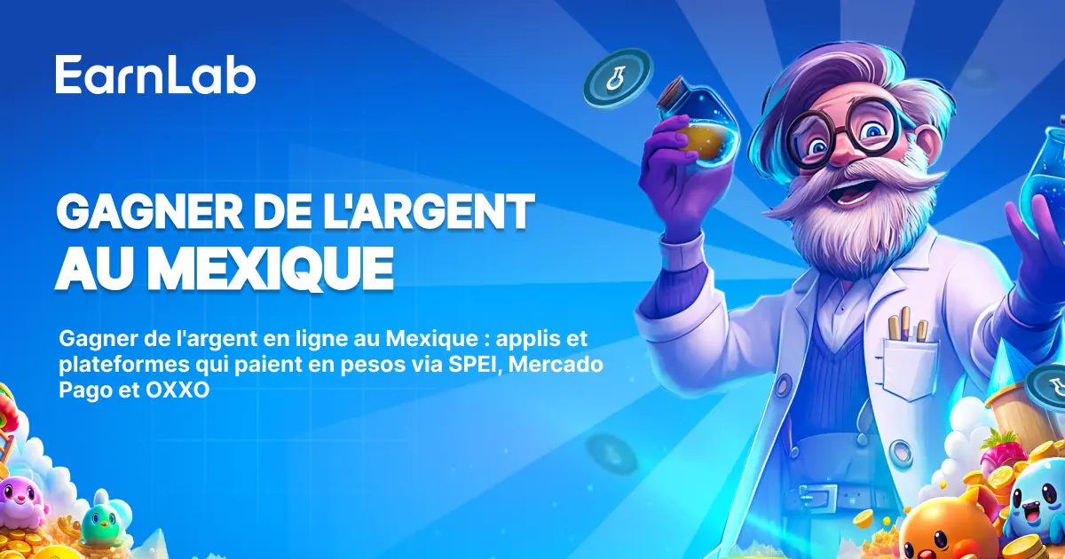 Gagner de l'argent en ligne au Mexique : les meilleures applis et plateformes qui paient en pesos