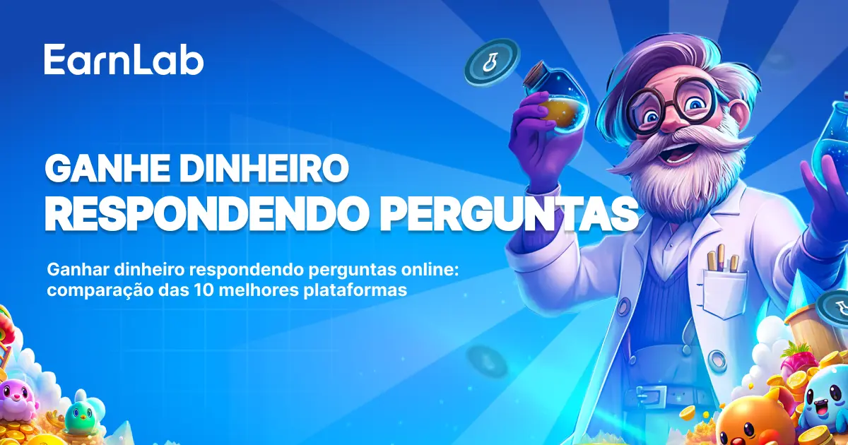 Ganhe dinheiro respondendo perguntas online: as 10 melhores plataformas de pesquisas e Q&A em 2026