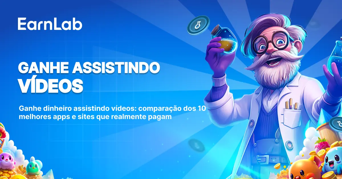 Ganhe dinheiro assistindo vídeos: os melhores apps e sites que realmente pagam em 2026