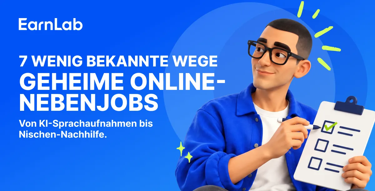 Geheime Online-Nebenjobs: 7 wenig bekannte Wege, nebenbei Geld zu verdienen
