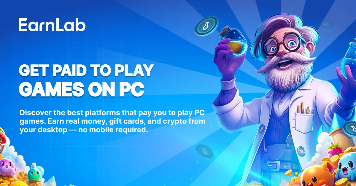 Desktop platforms that pay PC gamers real money for playing games