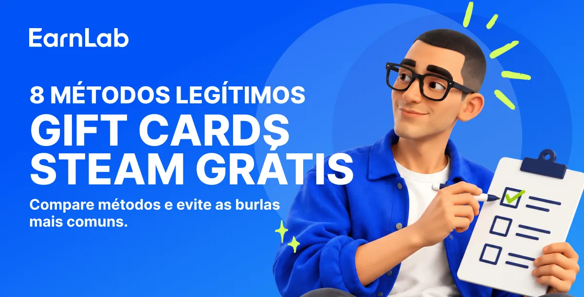 Como obter gift cards Steam grátis: 8 métodos legítimos