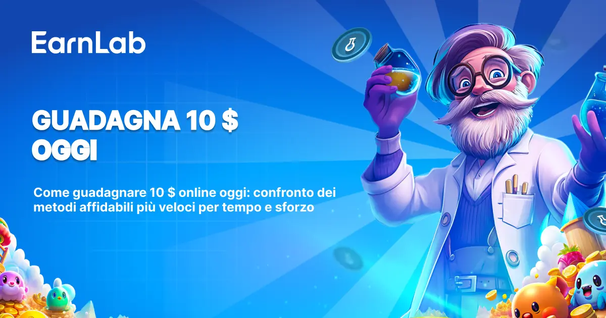 Guadagna 10 $ online oggi: i metodi più veloci in meno di 2 ore