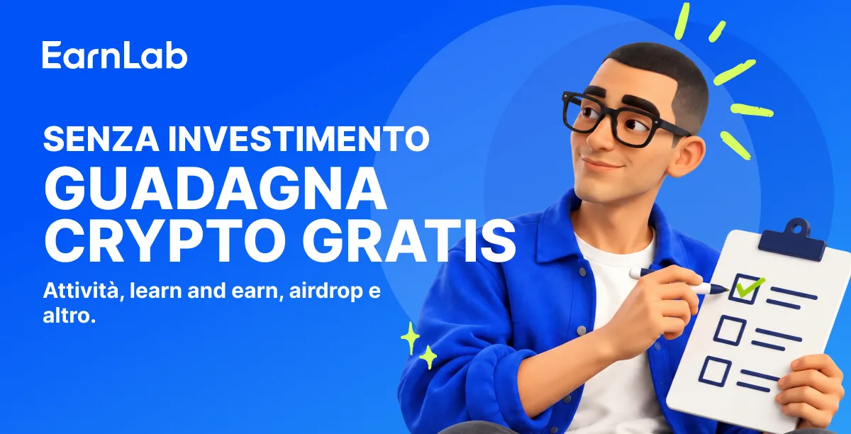 Smartphone con un wallet di criptovalute che mostra Bitcoin, Ethereum e Litecoin guadagnati con ricompense online