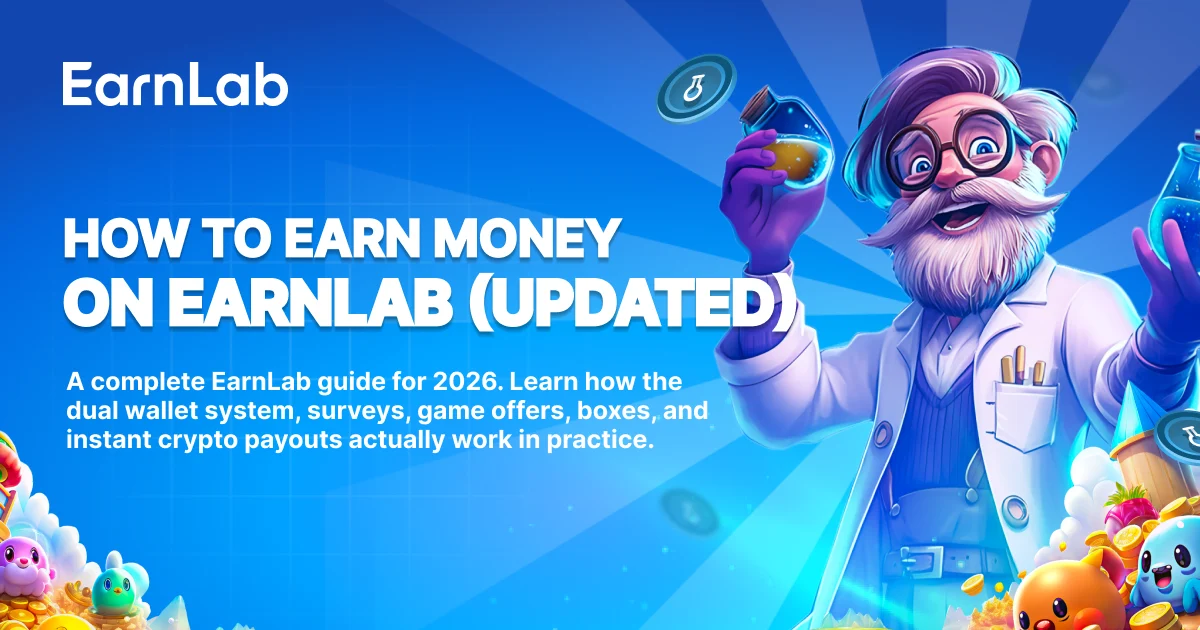 How the EarnLab earning system, games and payouts work