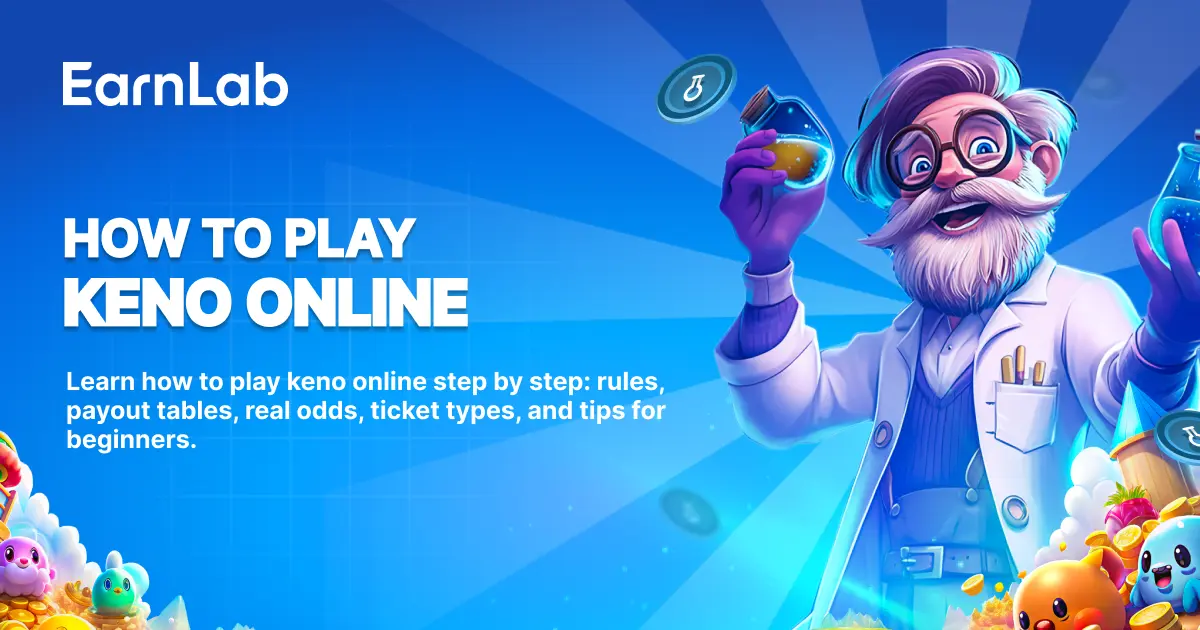 How to play keno, with rules, odds and payout structure explained