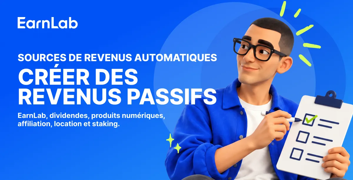 Illustration de plusieurs flux de revenus automatiques qui arrivent dans un portefeuille, symbolisant les stratégies de revenus passifs