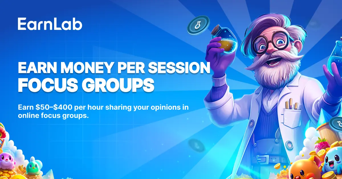 Online focus groups that pay participants per session for their opinions