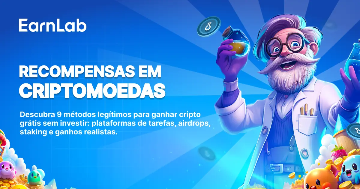 Recompensas em Criptomoedas 2026: Como Ganhar Cripto Grátis Sem Investimento