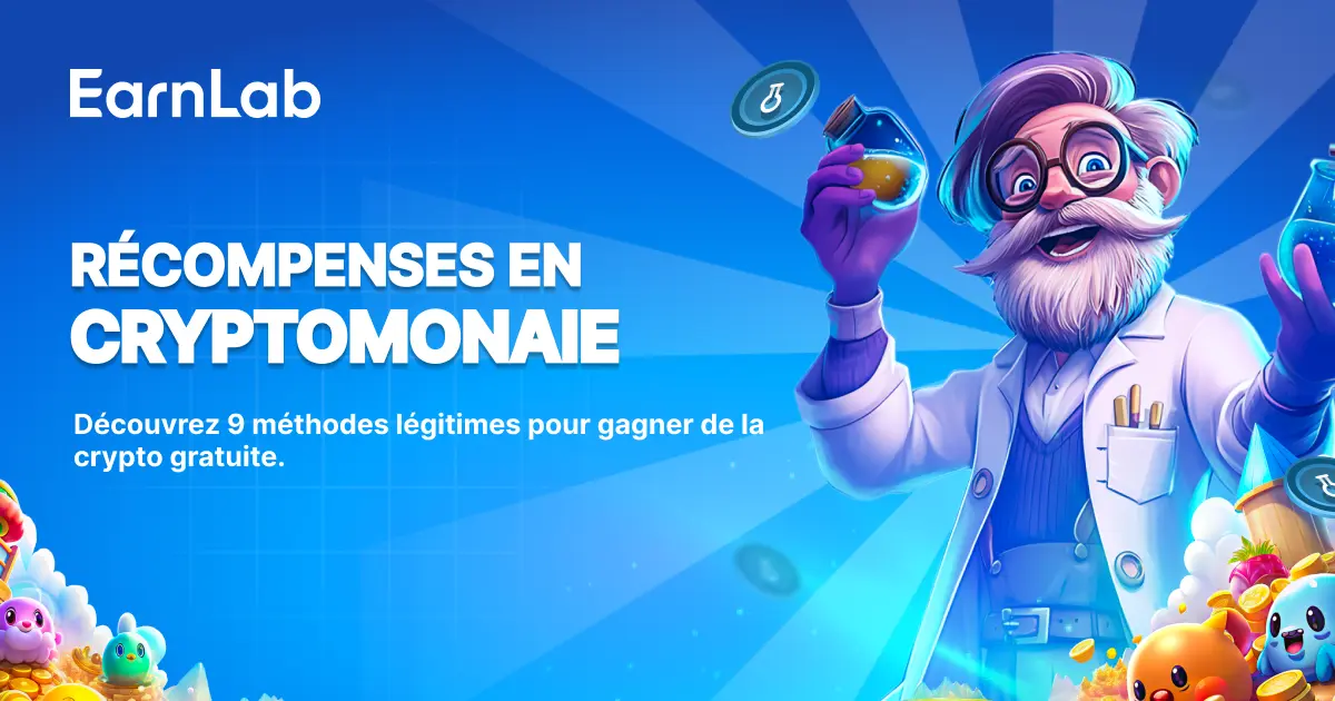 Gagner de la crypto gratuite sans investissement 2026 - 9 méthodes légitimes comparées