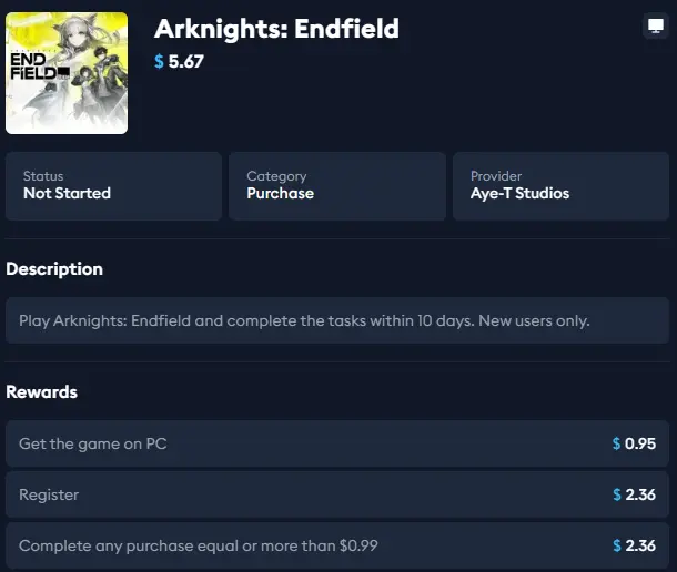 Rewards Breakdown