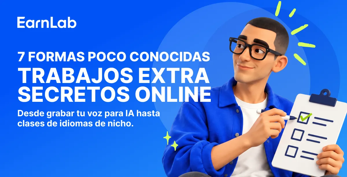 Persona trabajando con un portátil en casa mientras descubre trabajos extra online poco conocidos